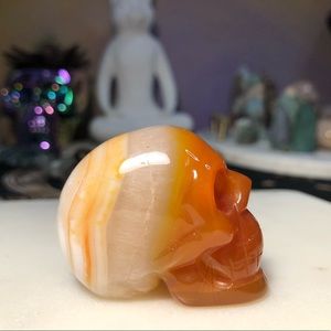 Banded Agate Skull